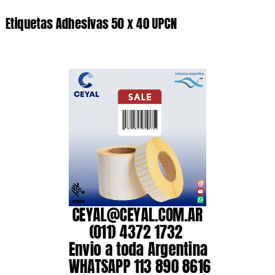 Etiquetas Adhesivas 50 x 40 UPCN