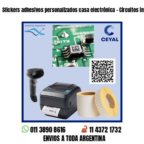 Stickers adhesivos personalizados casa electrónica – Circuitos integrados