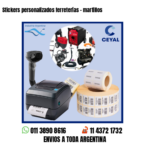 Stickers personalizados ferreterías – martillos