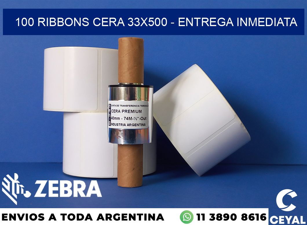 100 Ribbons cera 33x500 - Entrega inmediata