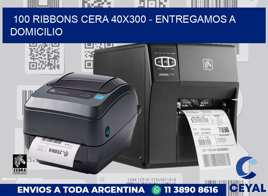 100 Ribbons cera 40x300 - entregamos a domicilio