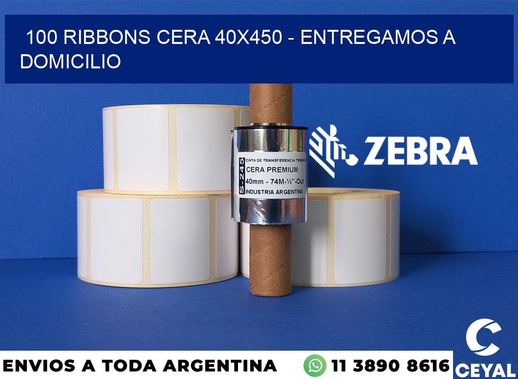 100 Ribbons cera 40x450 - entregamos a domicilio