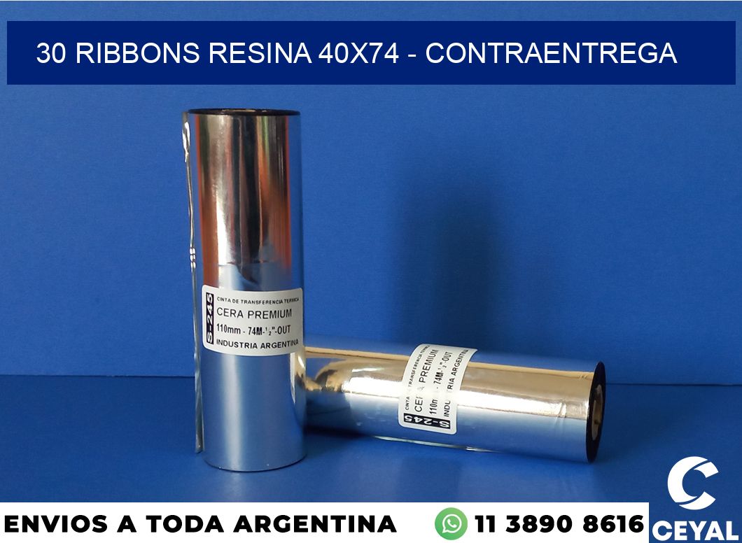 30 Ribbons resina 40×74 – contraentrega