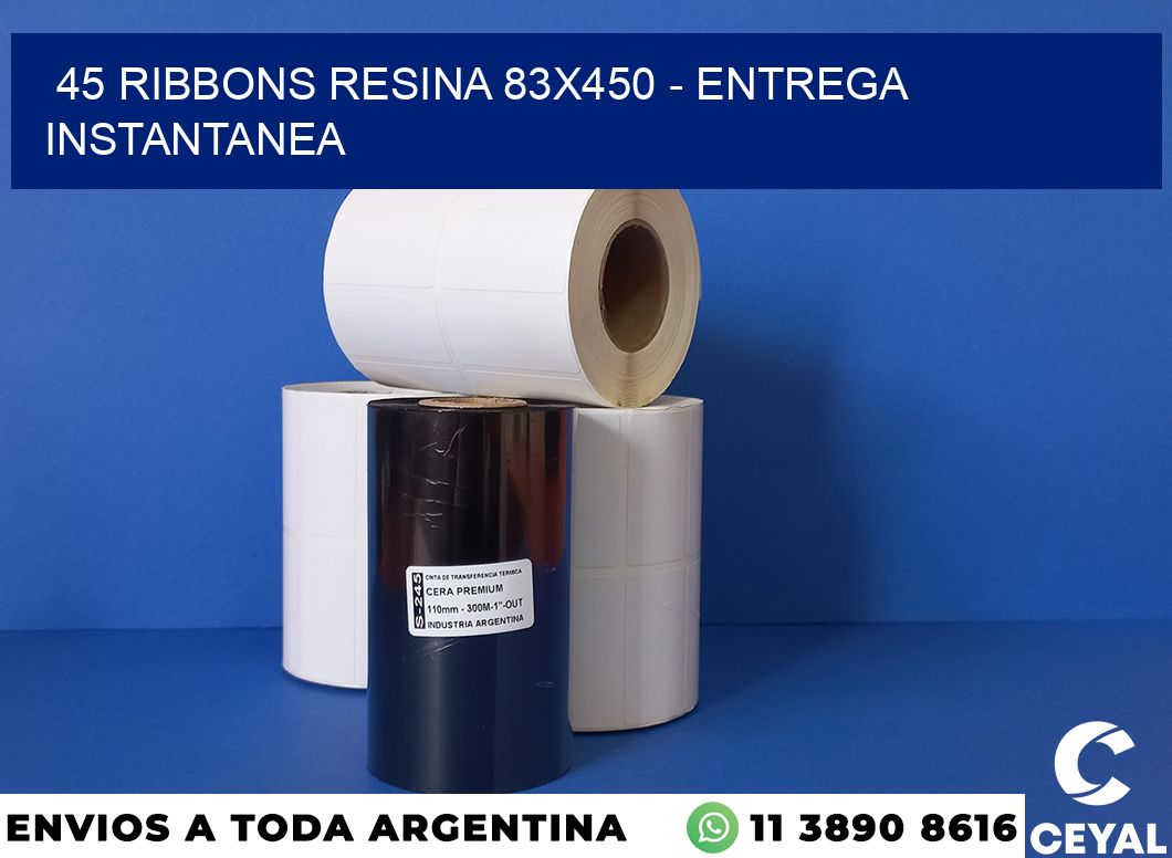 45 Ribbons resina 83×450 – entrega instantanea