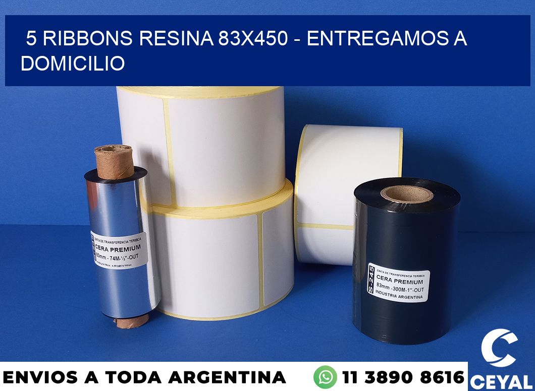 5 Ribbons resina 83×450 – entregamos a domicilio