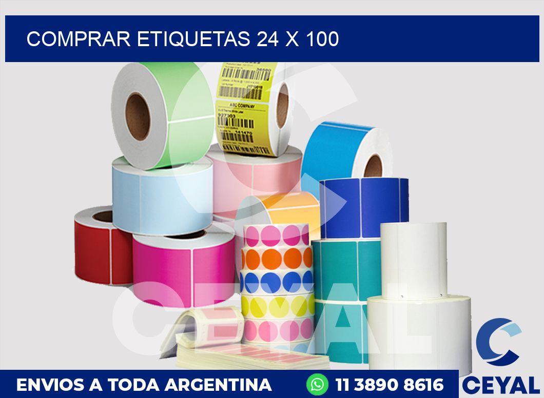 Comprar etiquetas 24 x 100