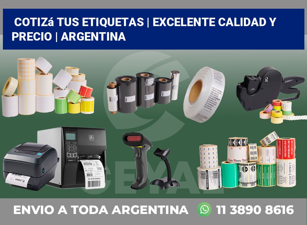 Cotizá tus etiquetas | Excelente calidad y precio | Argentina