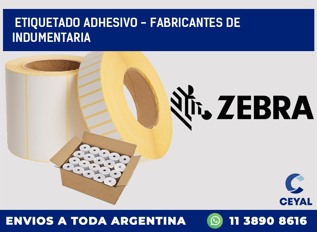 Etiquetado adhesivo – Fabricantes de indumentaria