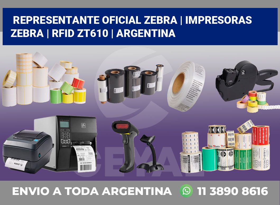 Representante oficial Zebra | Impresoras Zebra | RFID ZT610 | Argentina