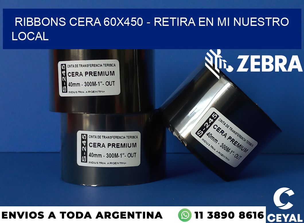 Ribbons cera 60x450 - retira en mi nuestro local