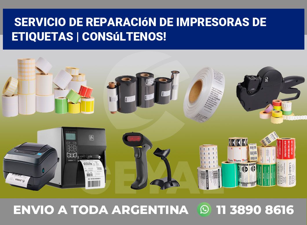 Servicio de reparación de impresoras de etiquetas | Consúltenos!