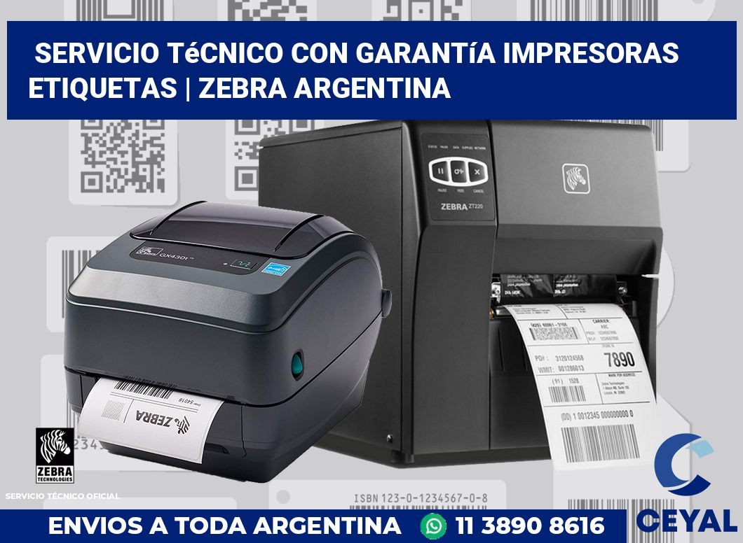 Servicio técnico con garantía impresoras etiquetas | Zebra argentina