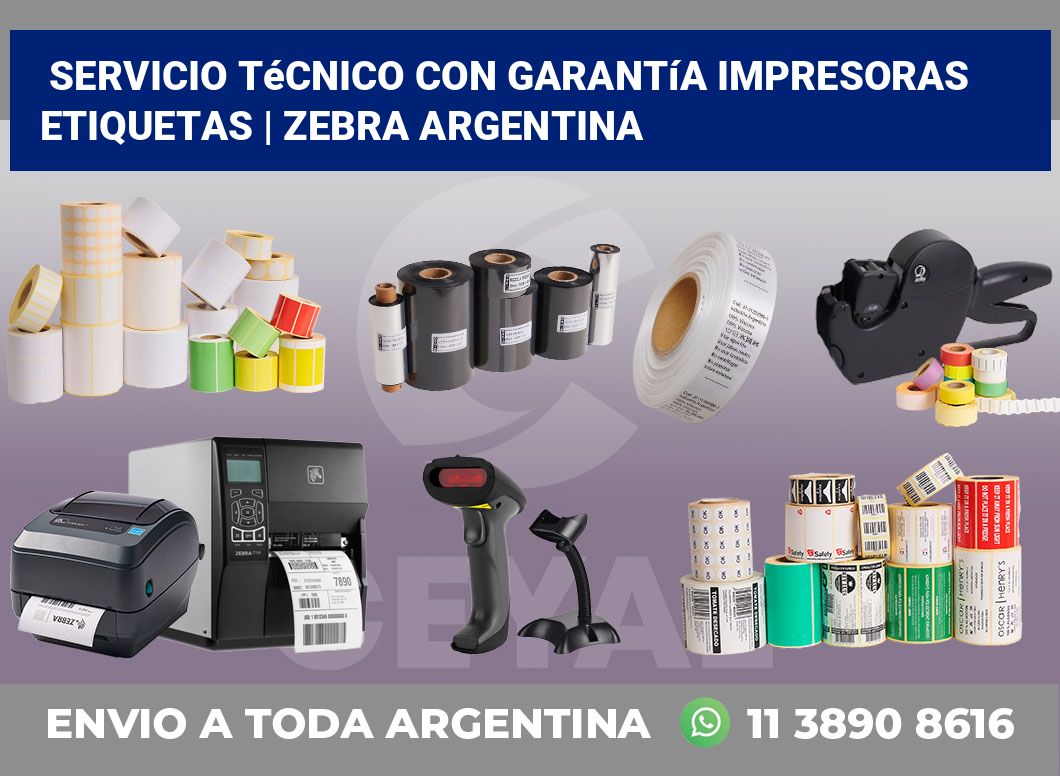 Servicio técnico con garantía impresoras etiquetas | Zebra argentina