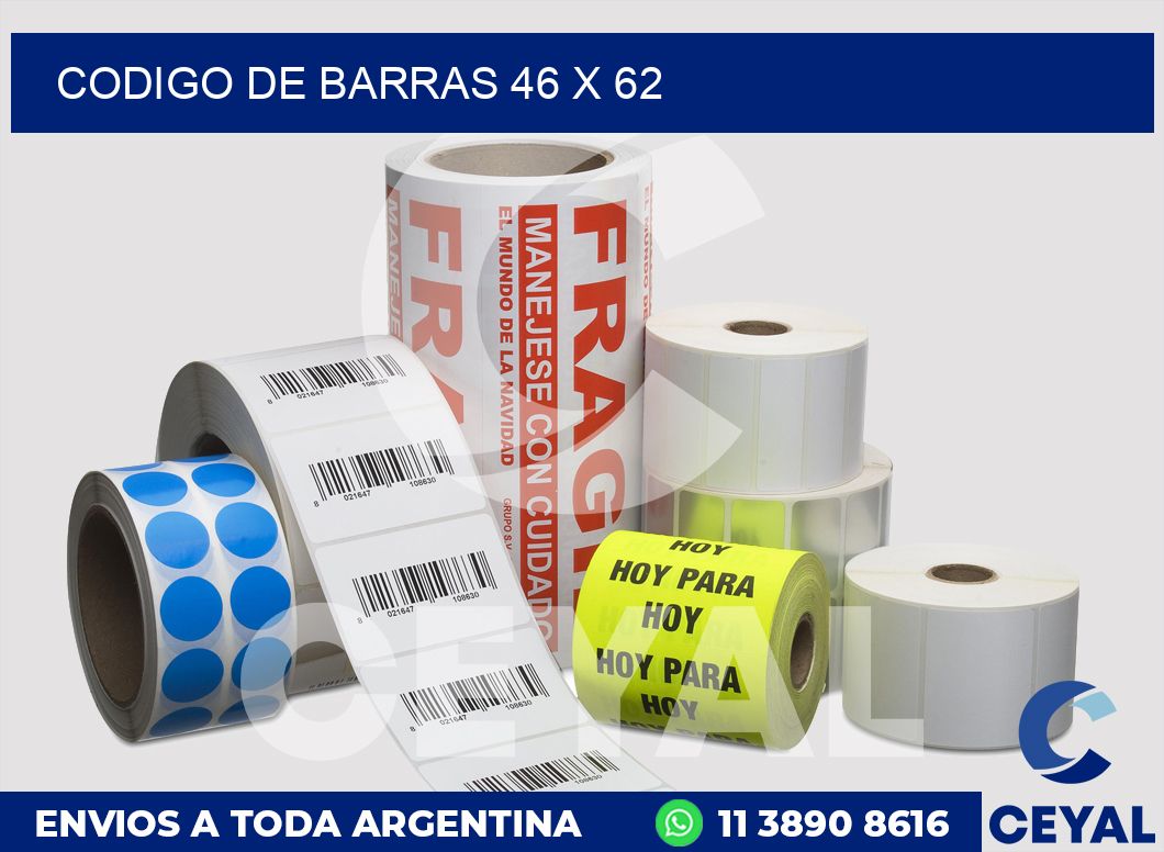 codigo de barras 46 x 62