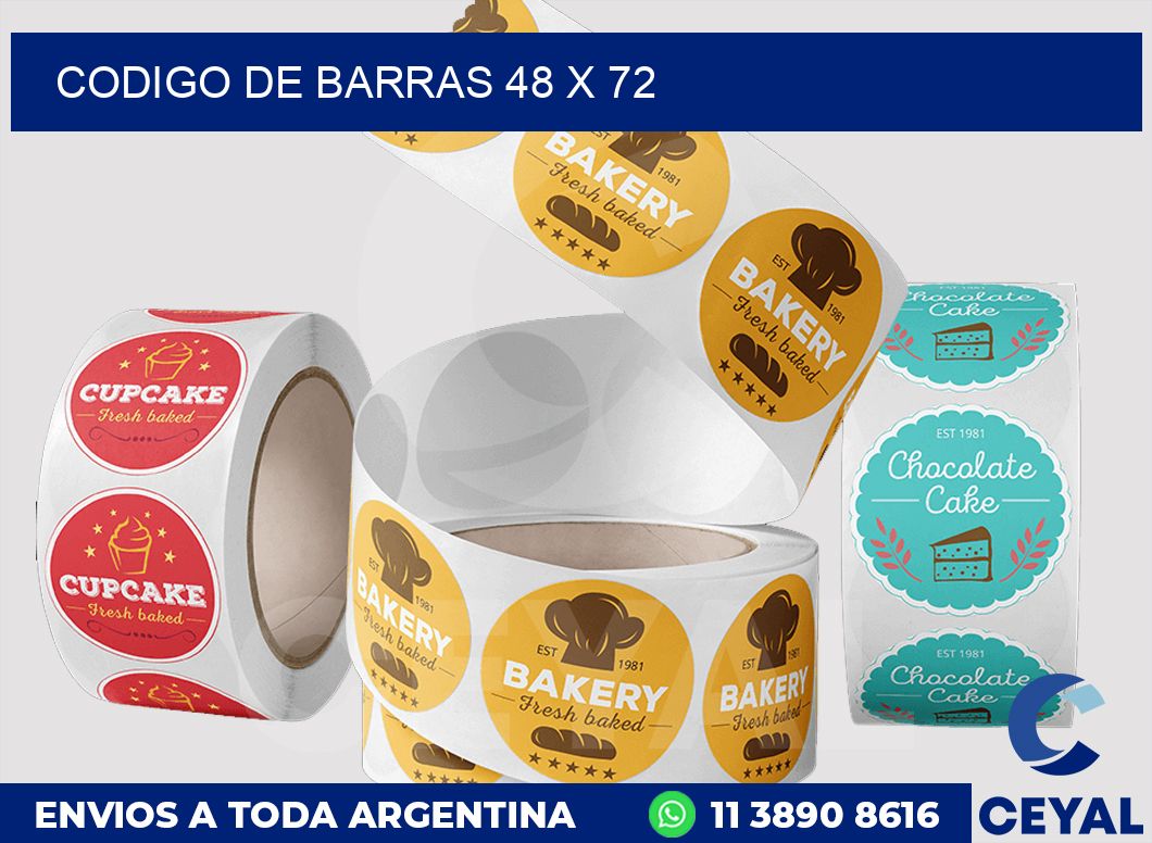 codigo de barras 48 x 72