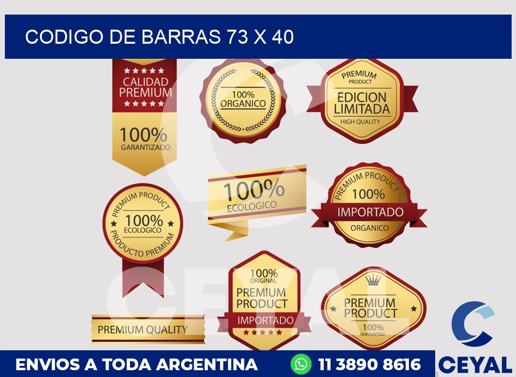 codigo de barras 73 x 40