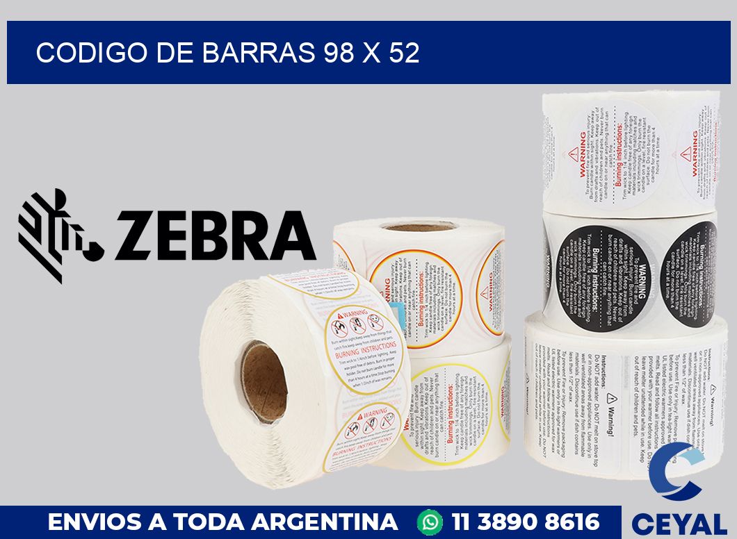 codigo de barras 98 x 52