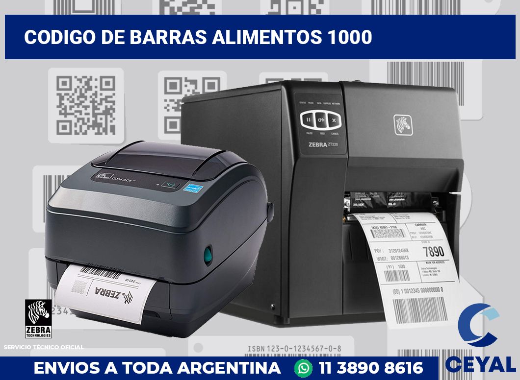 codigo de barras alimentos 1000