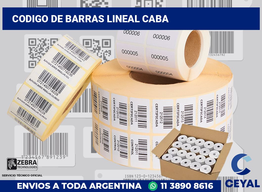 codigo de barras lineal CABA