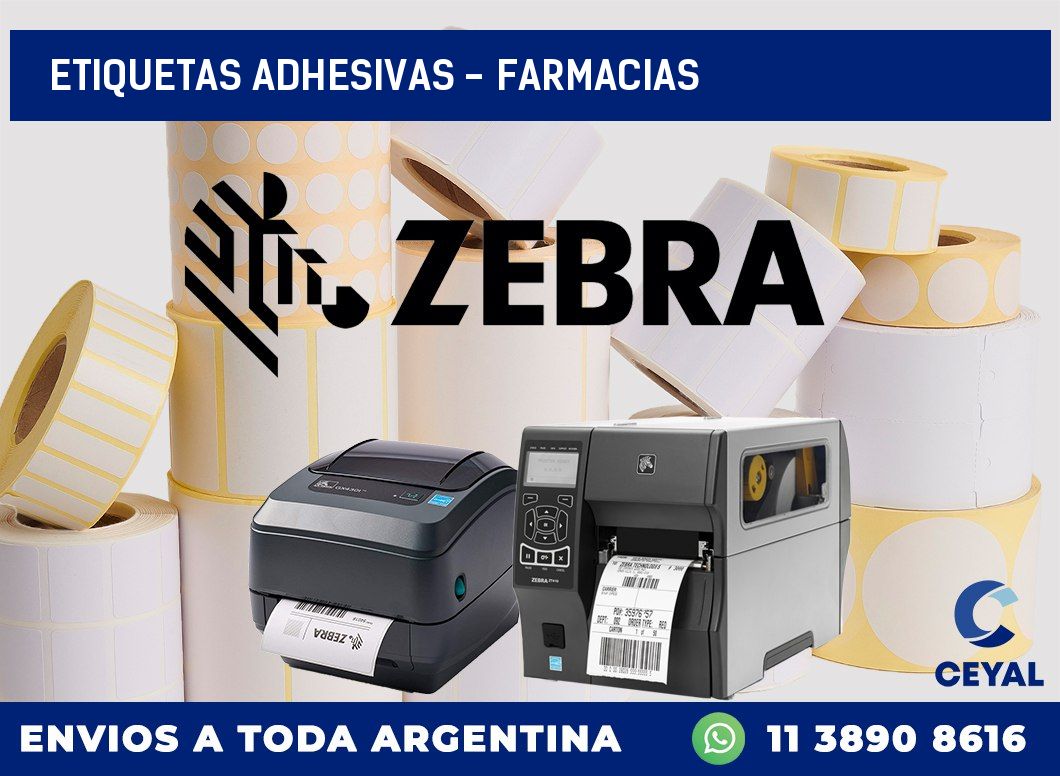 etiquetas adhesivas - Farmacias