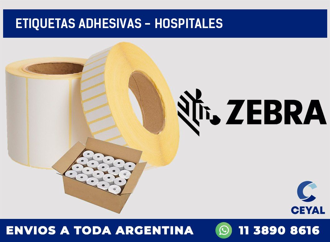 etiquetas adhesivas - Hospitales