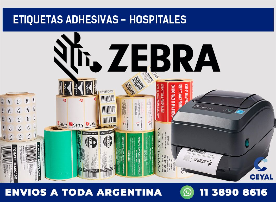 etiquetas adhesivas – Hospitales