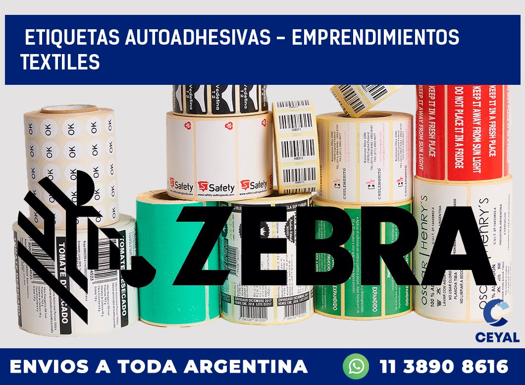 etiquetas autoadhesivas – Emprendimientos textiles