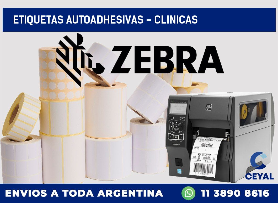 etiquetas autoadhesivas – clinicas