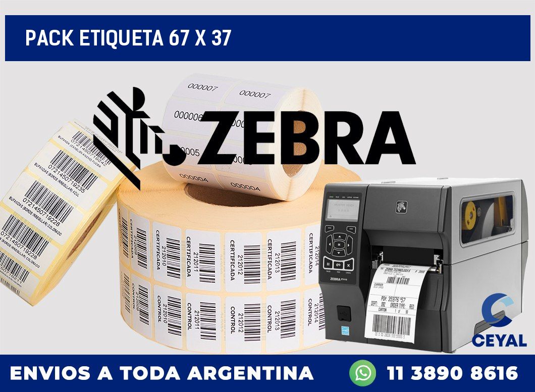 pack etiqueta 67 x 37