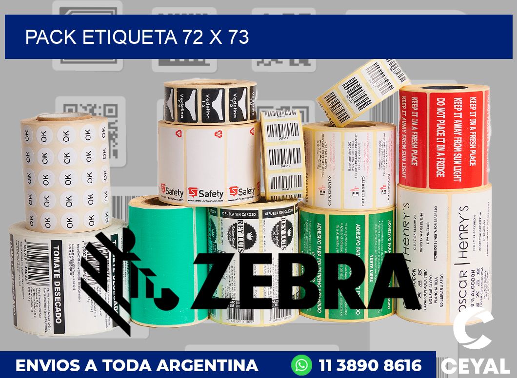 pack etiqueta 72 x 73