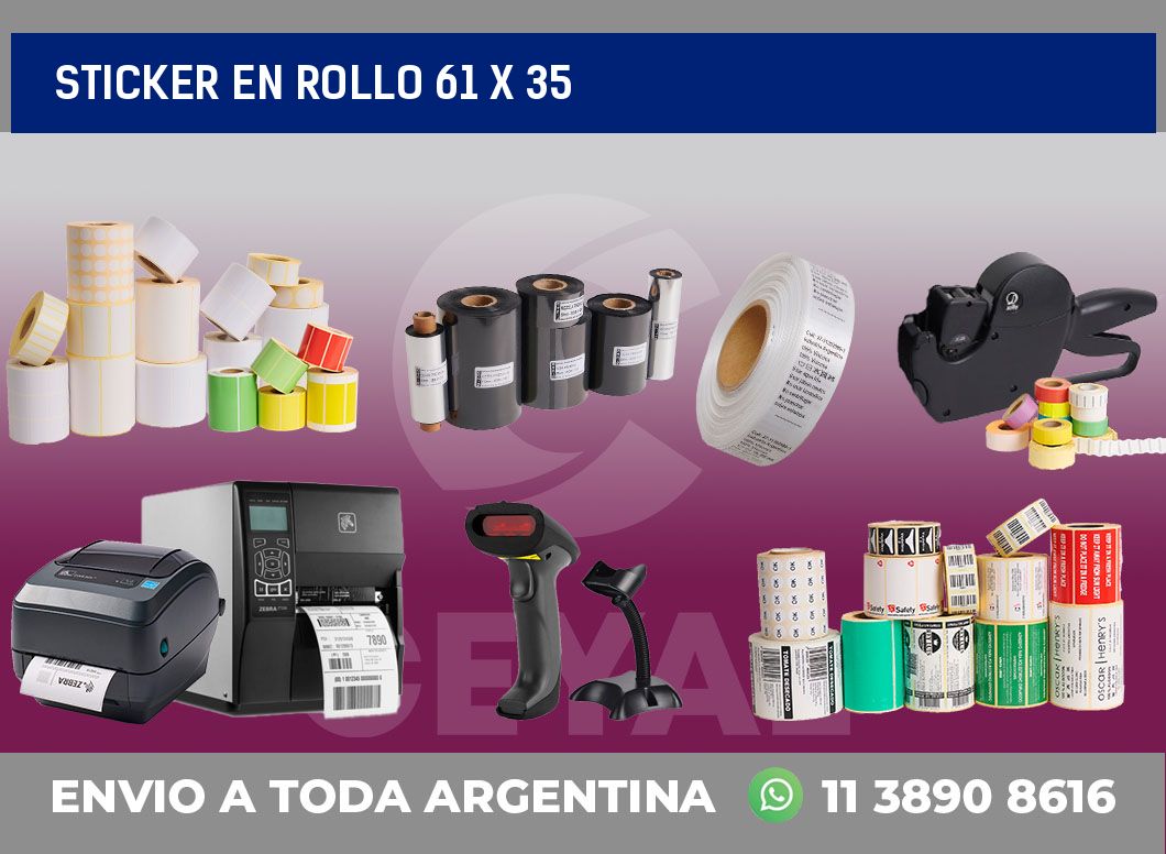 sticker en rollo 61 x 35