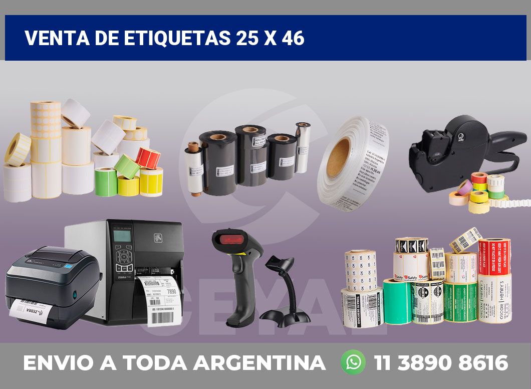 venta de etiquetas 25 x 46