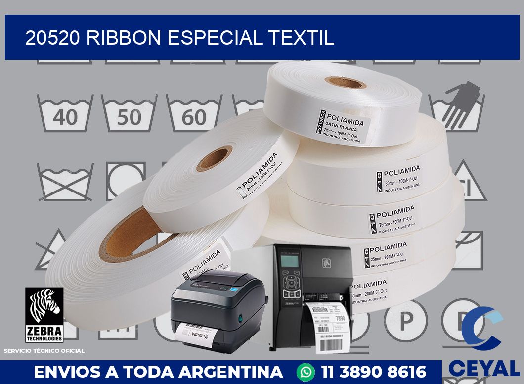 20520 ribbon especial textil