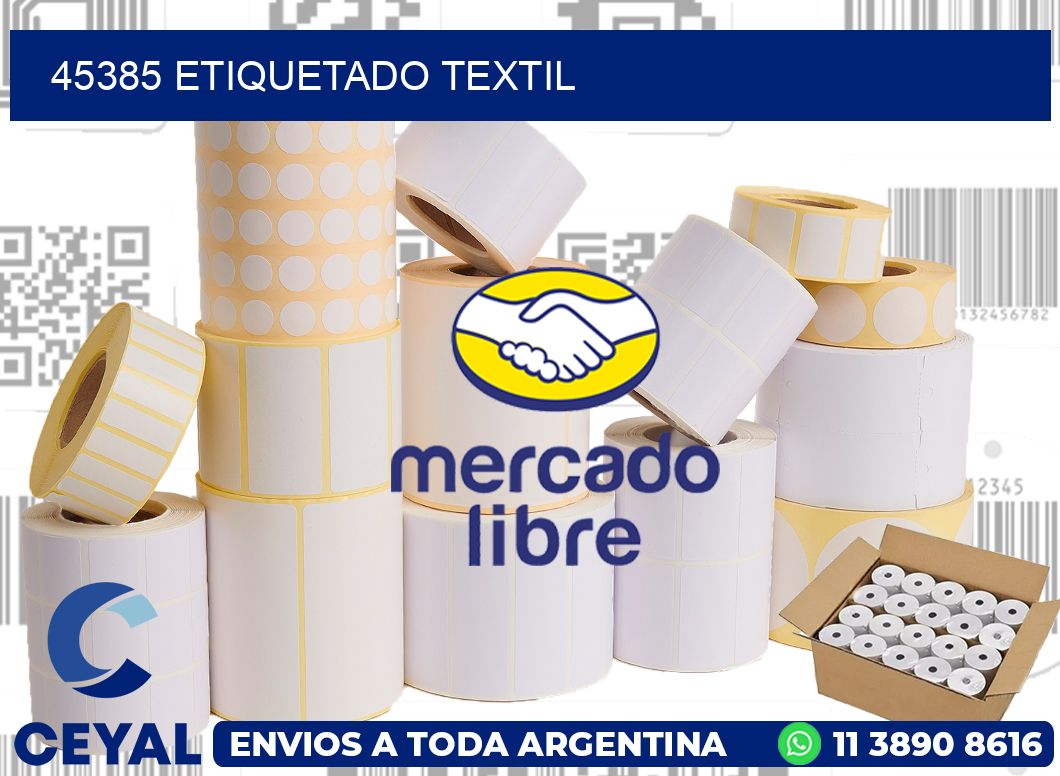 45385 Etiquetado textil