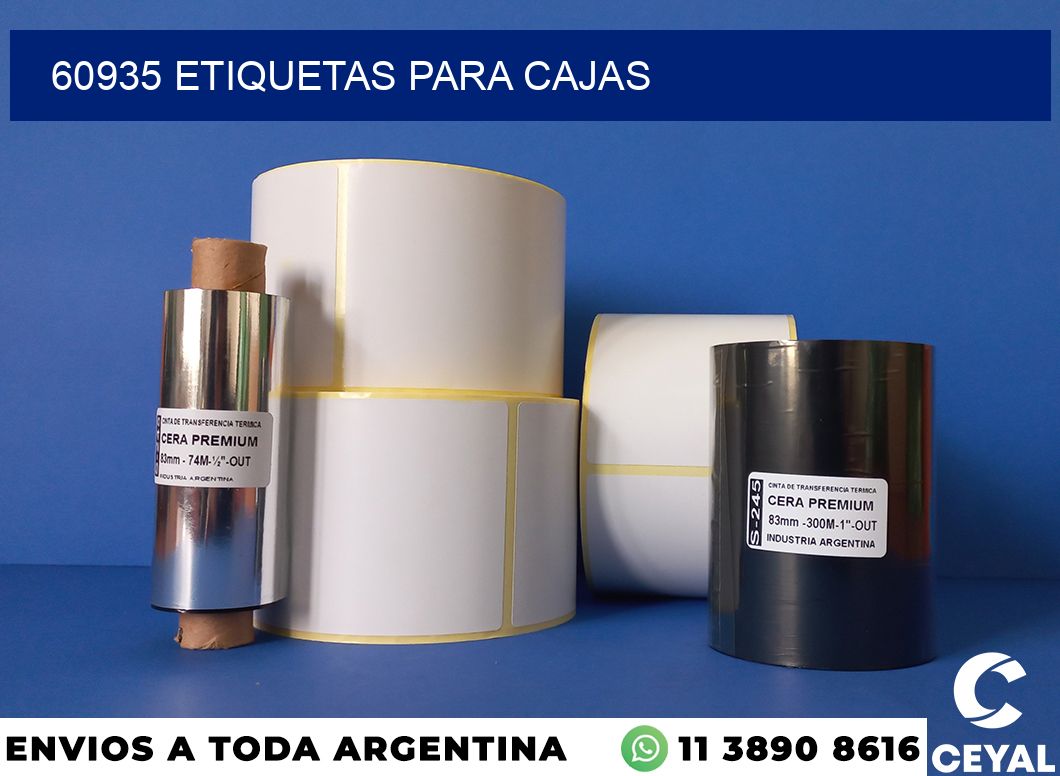 60935 etiquetas para cajas