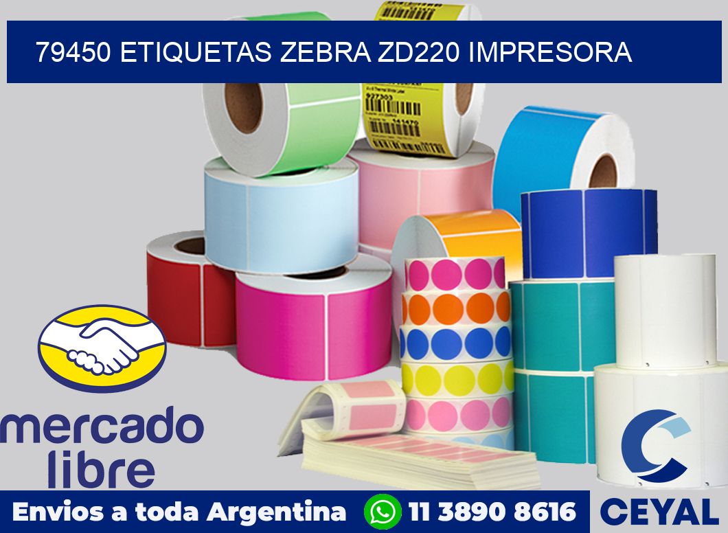 79450 etiquetas Zebra zd220 impresora