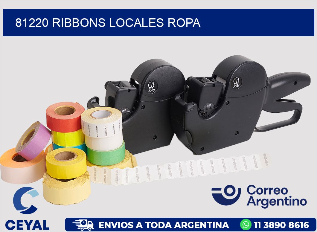 81220 ribbons locales ropa