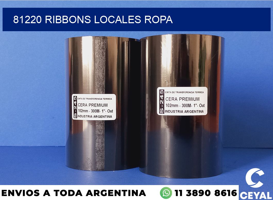 81220 ribbons locales ropa