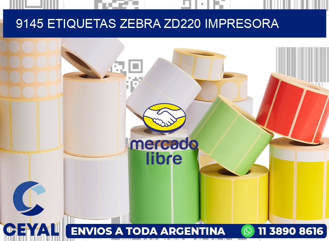 9145 etiquetas Zebra zd220 impresora