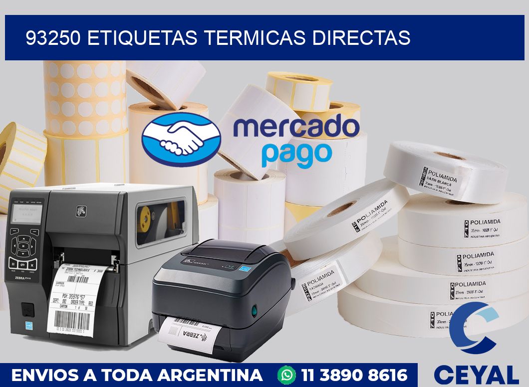 93250 Etiquetas termicas directas