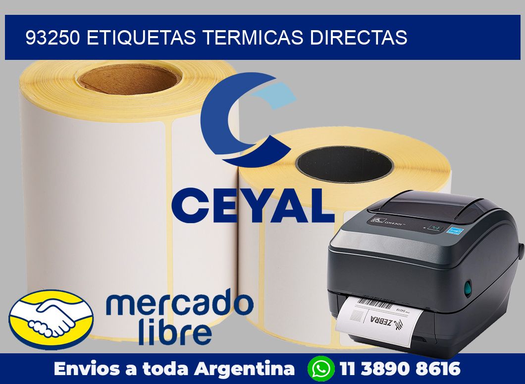 93250 Etiquetas termicas directas