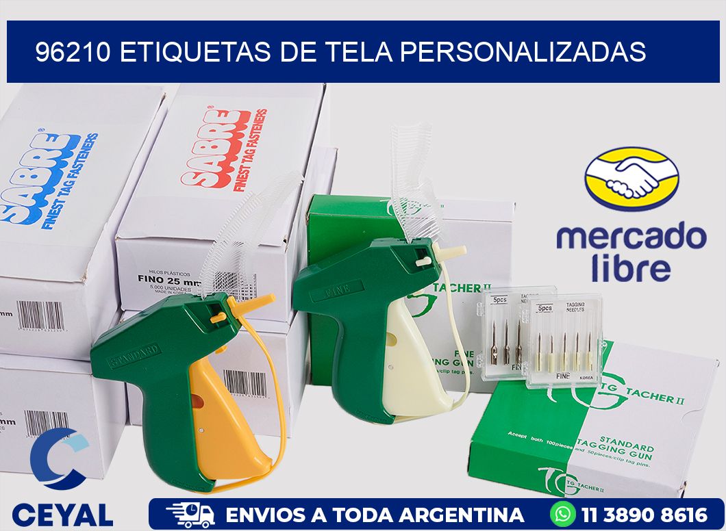 96210 Etiquetas de tela personalizadas