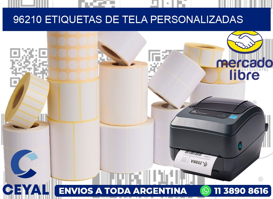 96210 Etiquetas de tela personalizadas