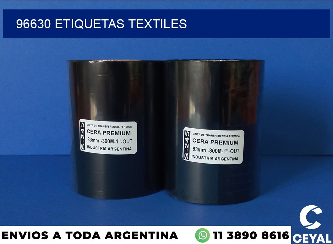 96630 etiquetas textiles