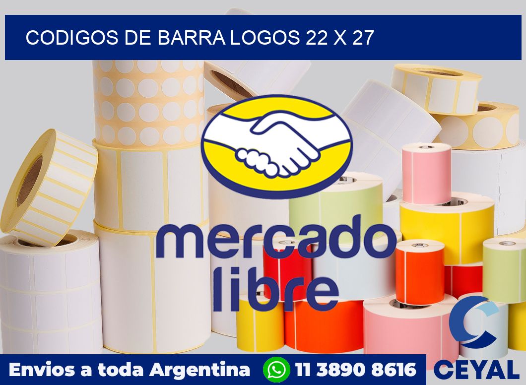 Codigos de barra logos 22 x 27