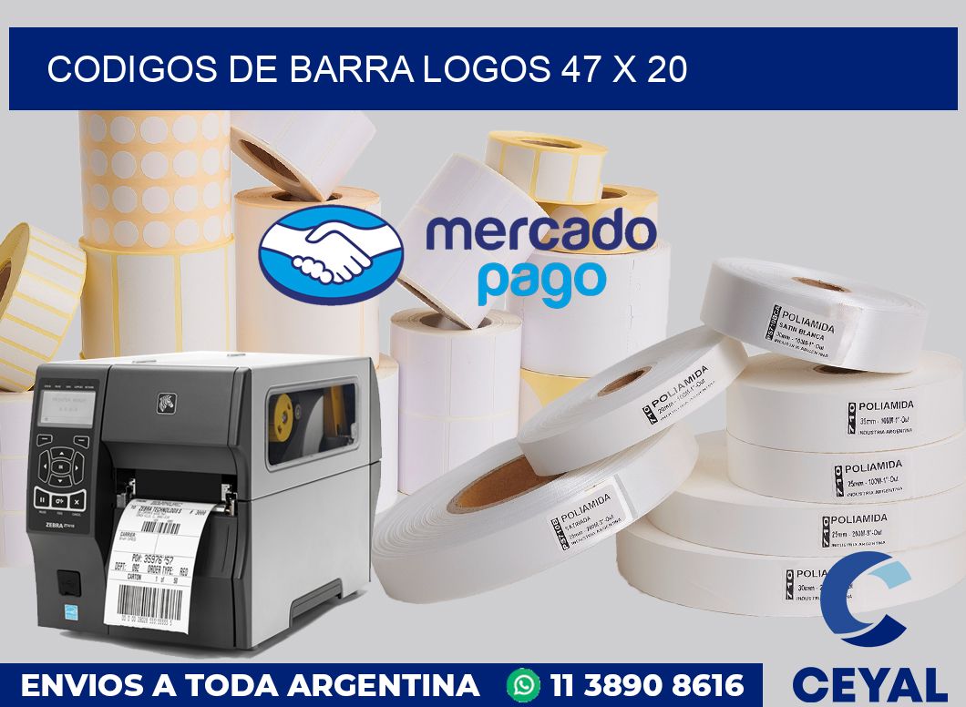 Codigos de barra logos 47 x 20