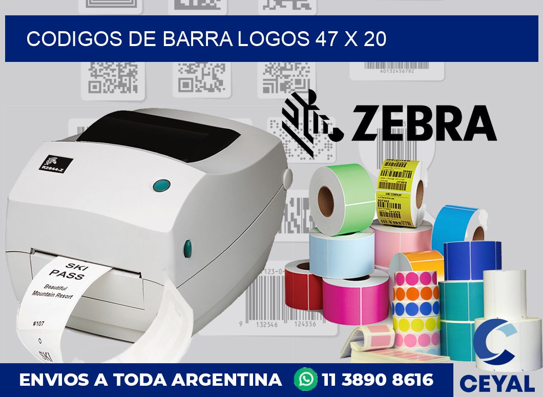 Codigos de barra logos 47 x 20