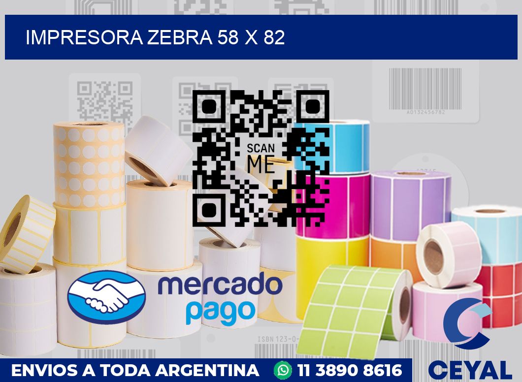 Impresora Zebra 58 x 82