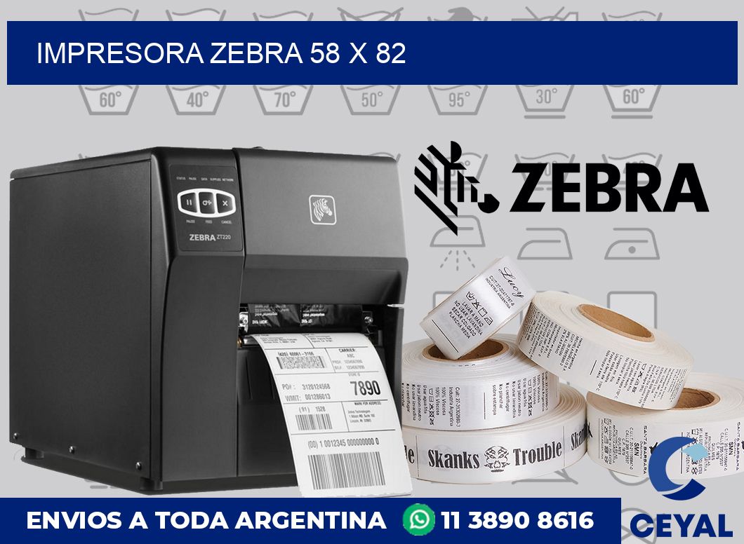 Impresora Zebra 58 x 82