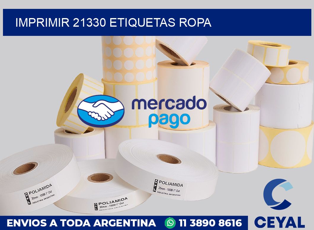 imprimir 21330 etiquetas ropa